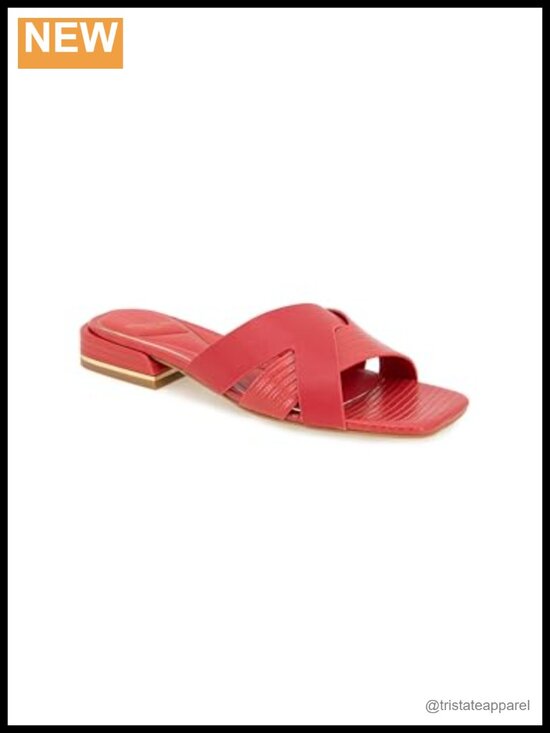Shoes - Kenneth Cole New York Women's Issa Flat Slide Sandal Faux Leather